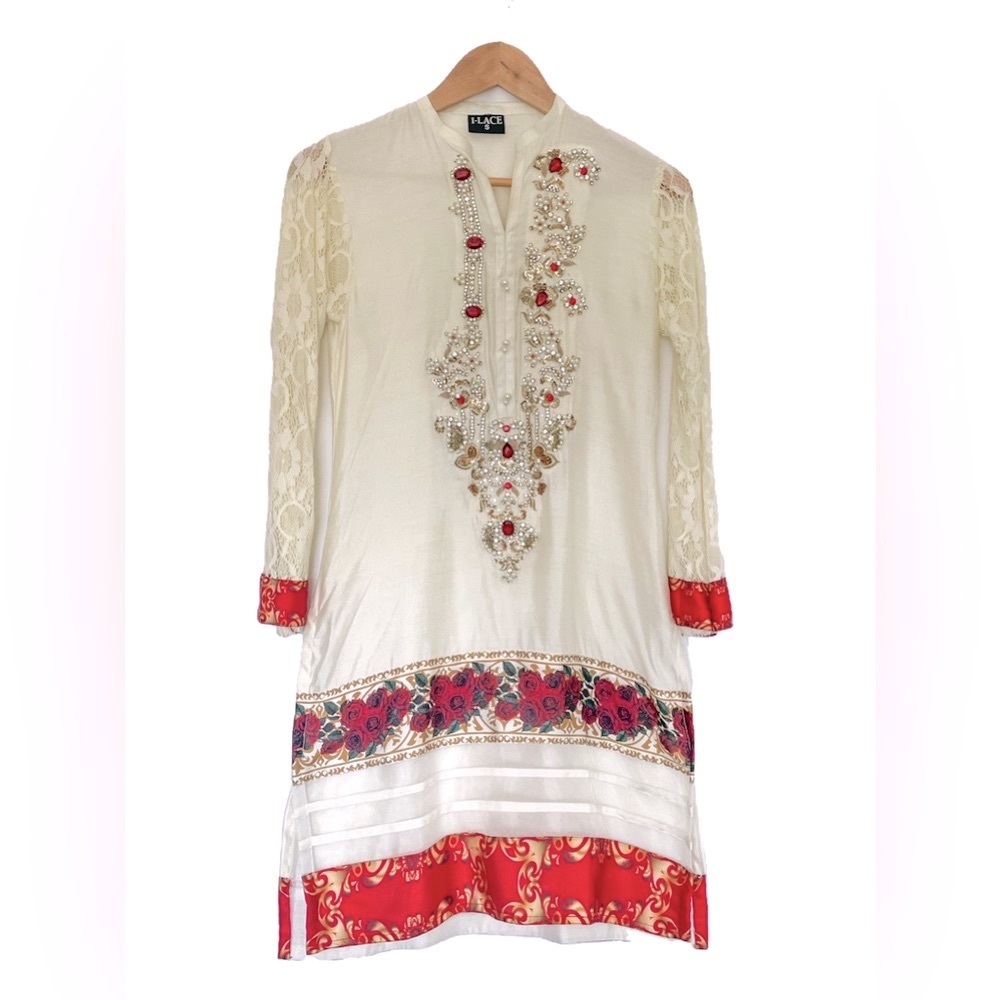 Cream Kurta